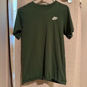 Nike Men's Forest Green Logo Crew T-Shirt